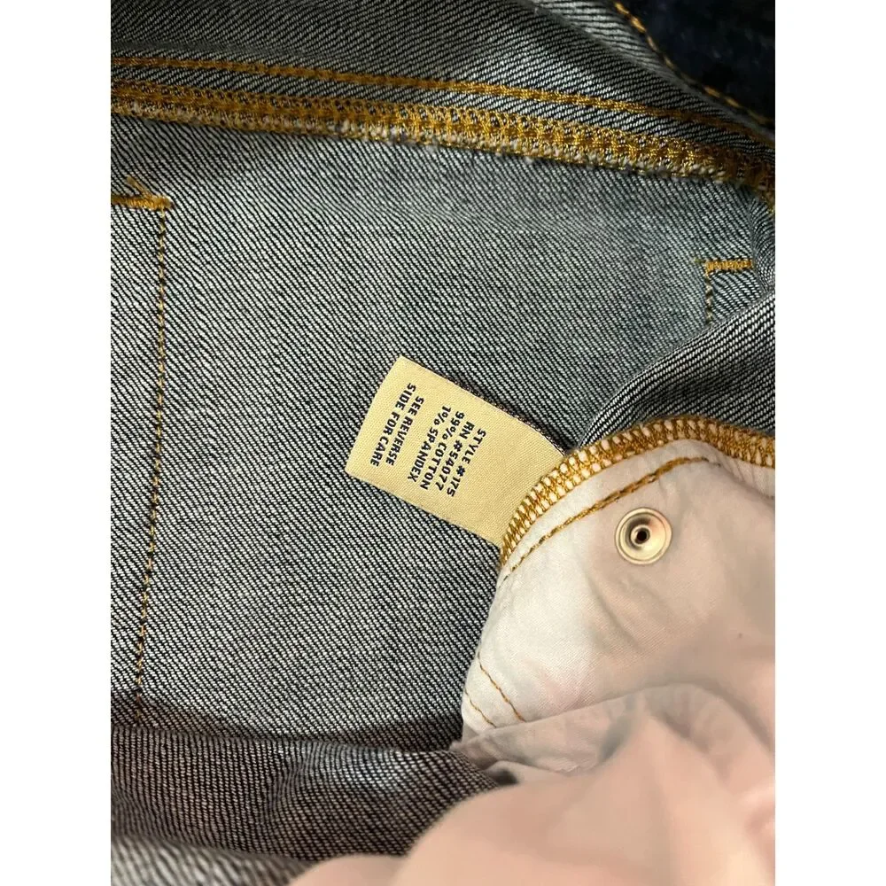 Cabi Brando Style #175 Dark Wash Straight Leg Jeans Women’s Size 10 Mid Rise - Picture 11 of 13